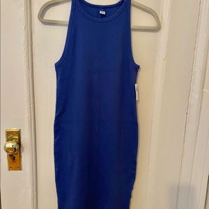 Fitted Sleeveless Rib-Knit Mini Dress for Women from Old Navy